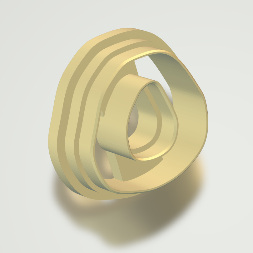 NPC177 - Squoval Doughnut Clay Cutter