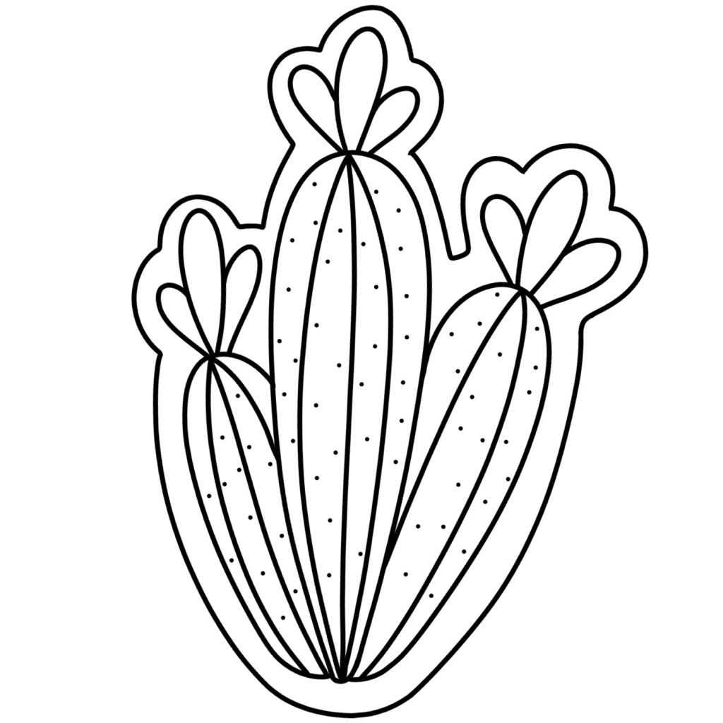 CC415 -Cacti 2 Cookie/Fondant Cutter