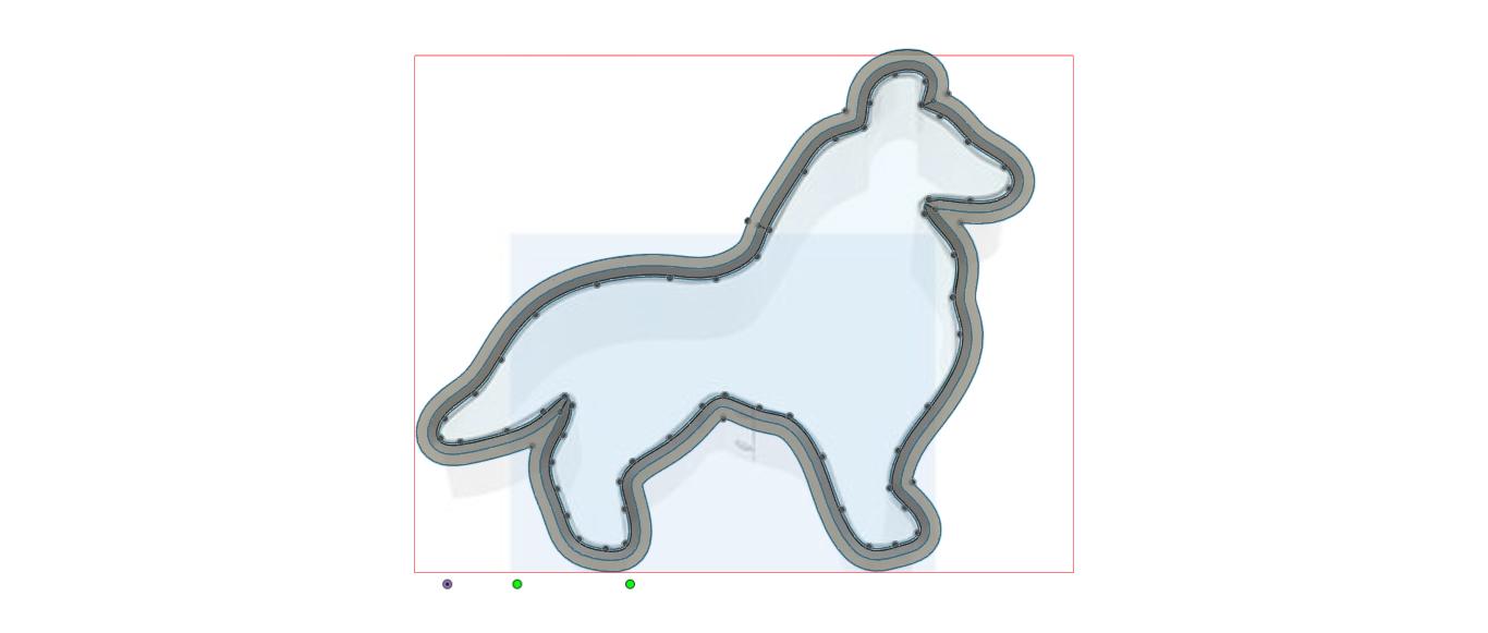 CC265 - Border Collie Cookie/Fondant Cutter