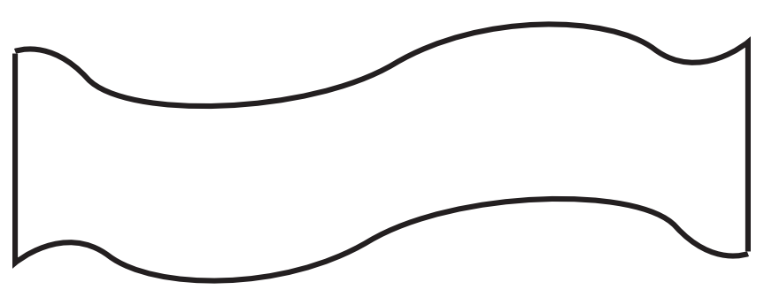 HC024 - Banner Hair Clip Clay Cutter