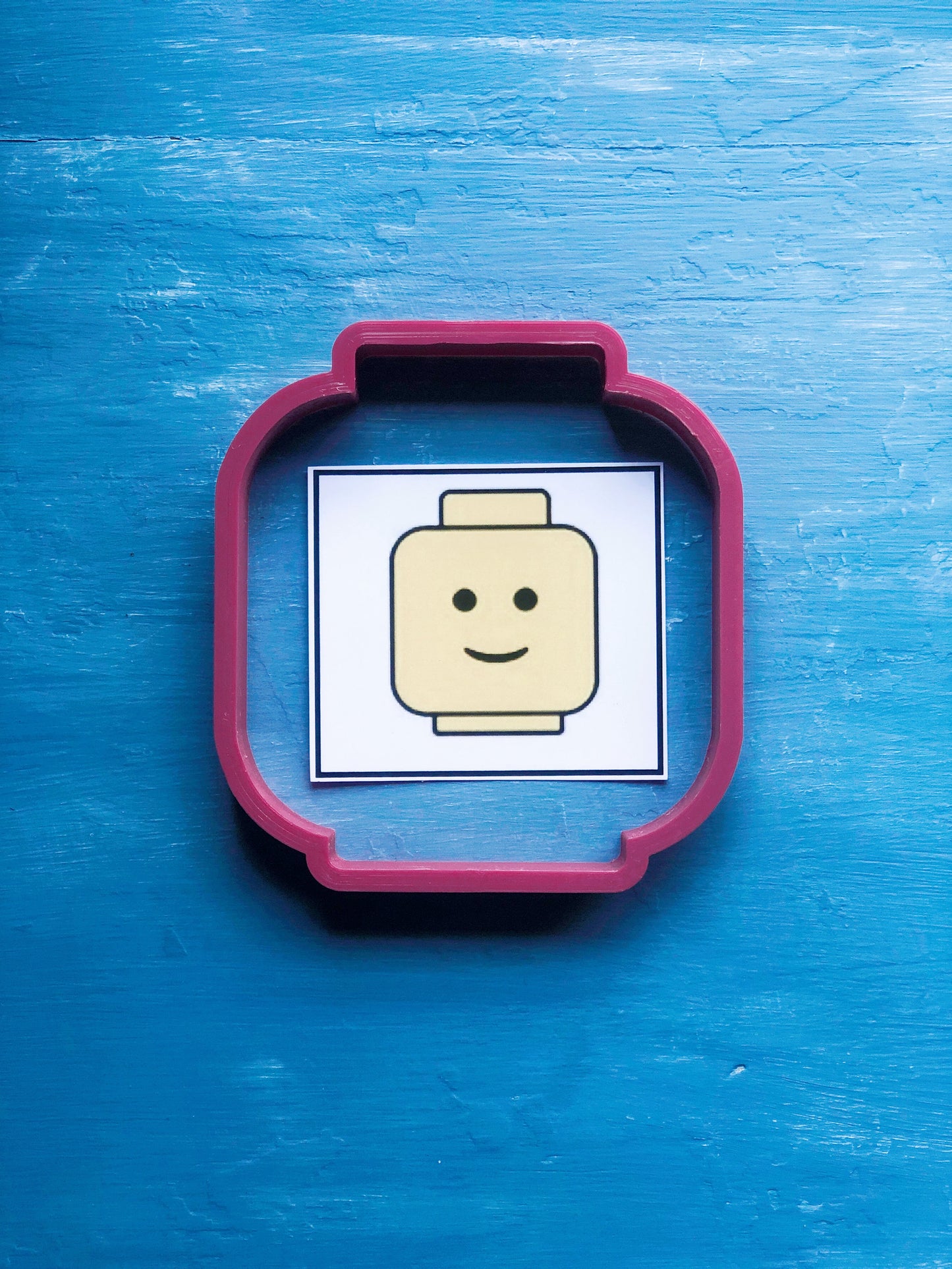 CC196 - Lego Head Cookie/Fondant Cutter