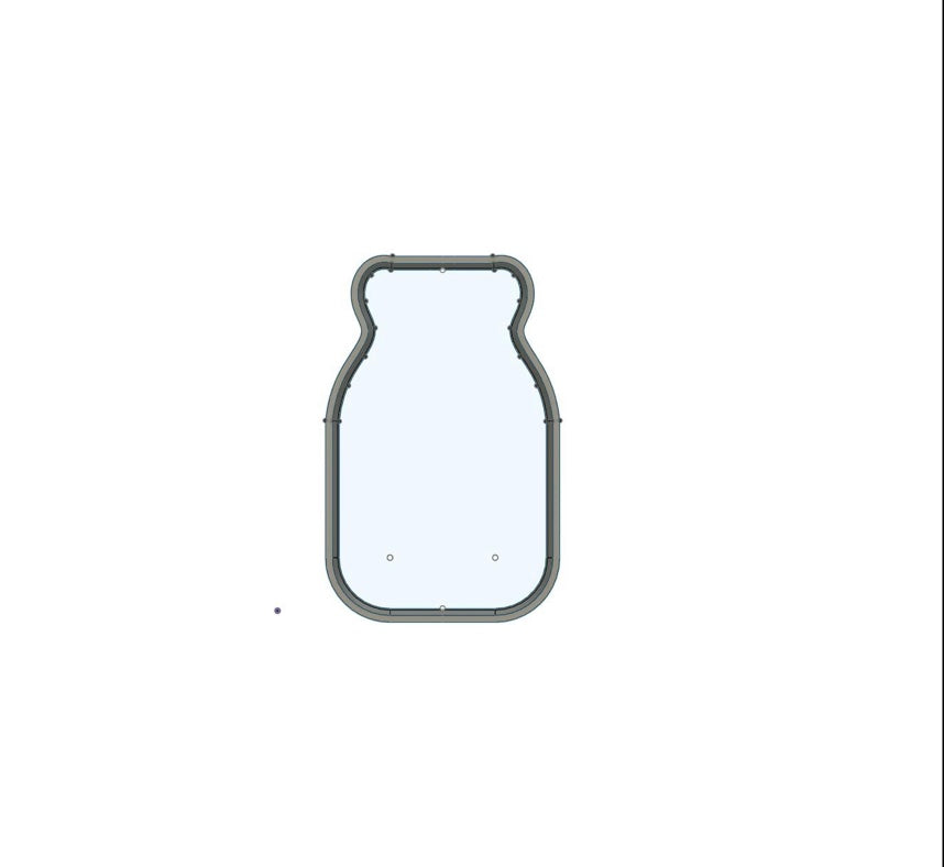 CC236 - Milk Bottle Cookie/Fondant Cutter