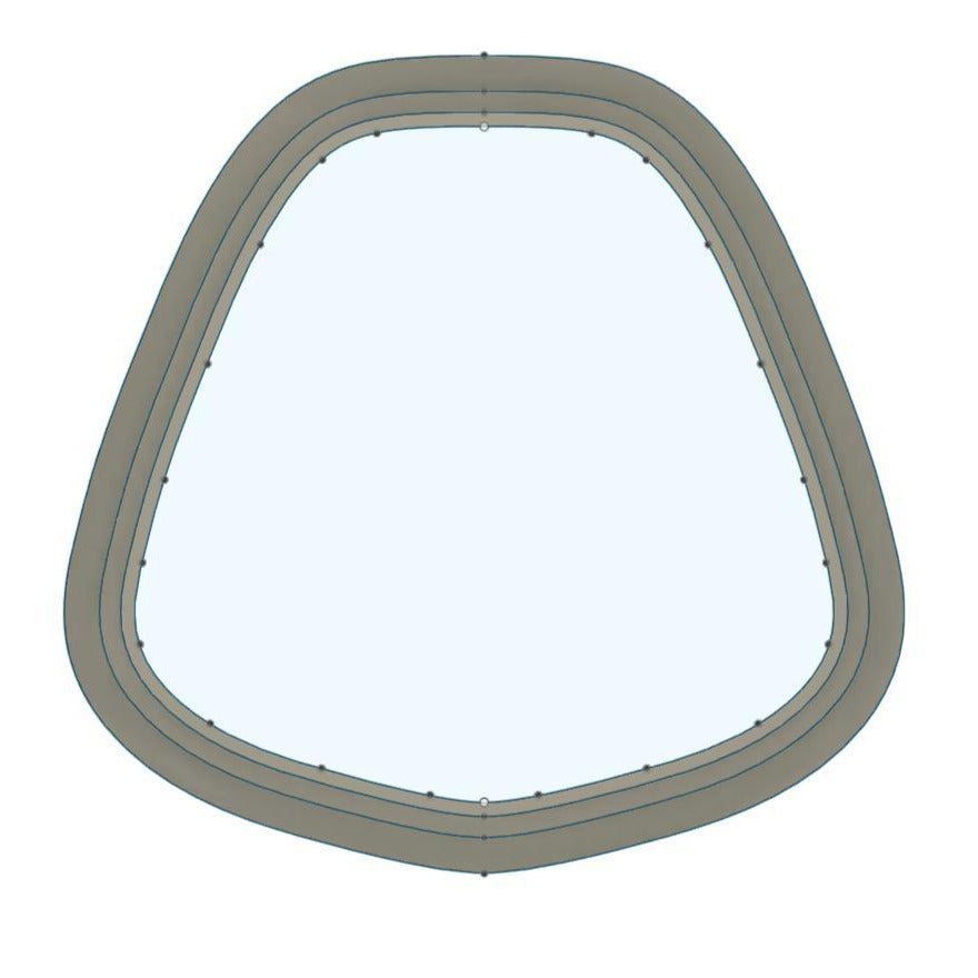 NPC140 - Rounded trapezium clay cutter