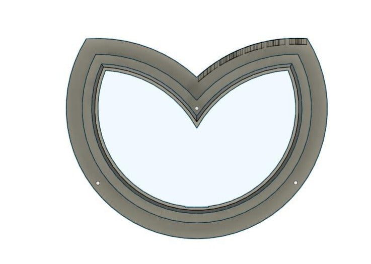 NPC143 - 2 Petal Tulip clay cutter