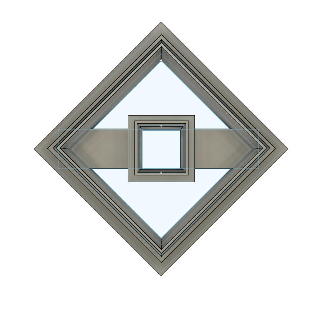 NPC204- Double Square clay cutter