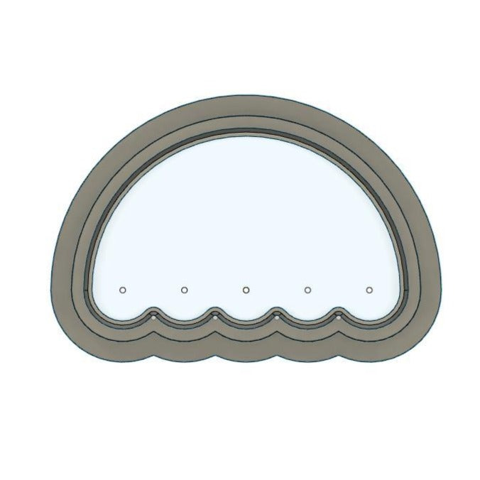 NPC470 - Short Pac_Man Arch clay cutter