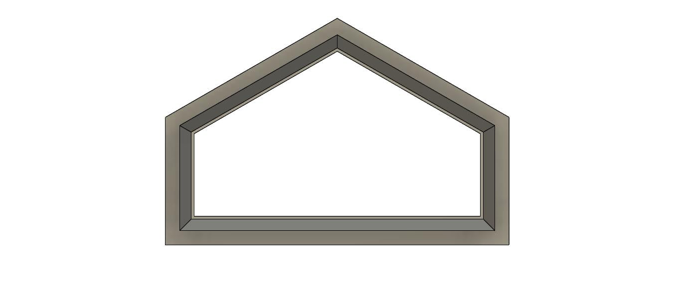 NPC025 - Half Hexagon clay cutter