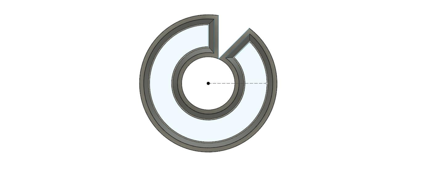 NPC091- 7/8 Doughnut Clay cutter