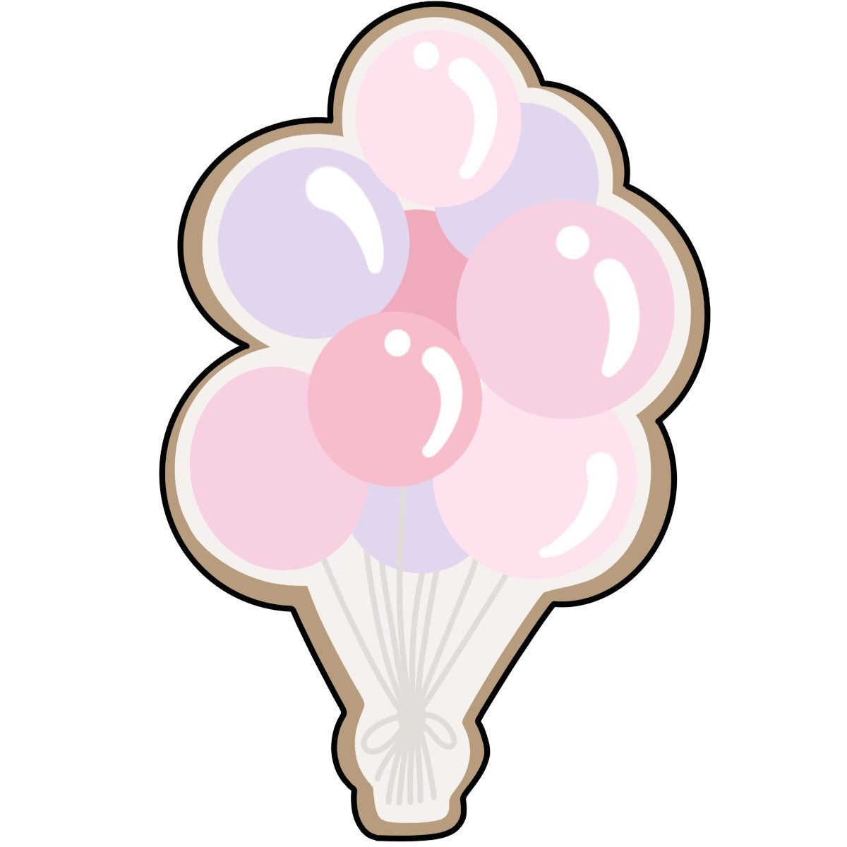 CC404 - Balloons Cookie/Fondant Cutter