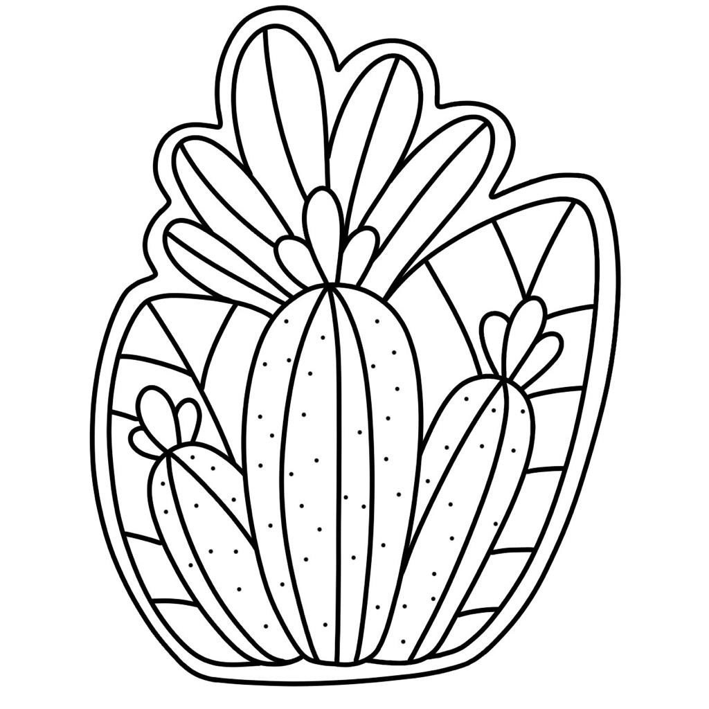 CC414 -Cacti 1 Cookie/Fondant Cutter