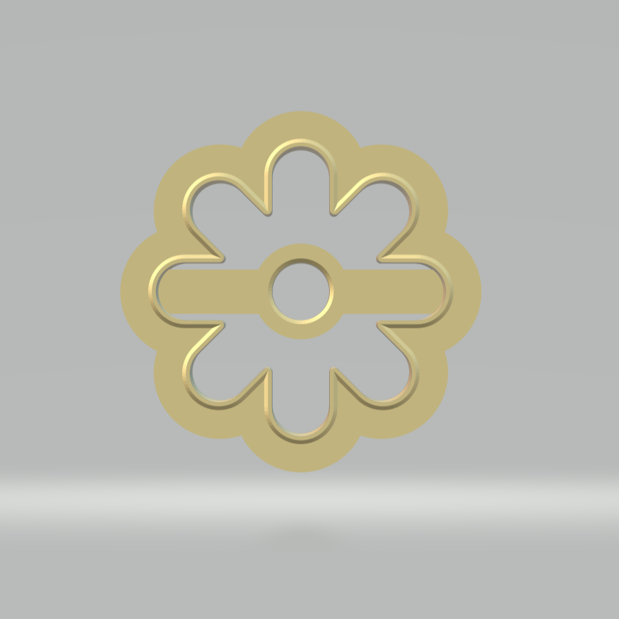 NPC179 -  Symmetrical Flower Clay Cutter