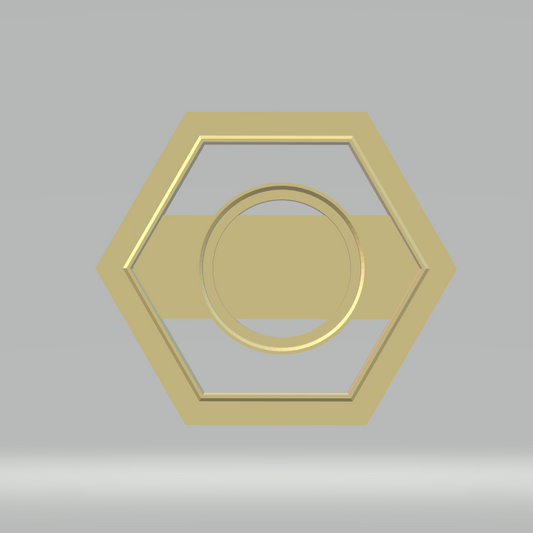 NPC231 - Hexagon Doughnut Clay Cutter 3
