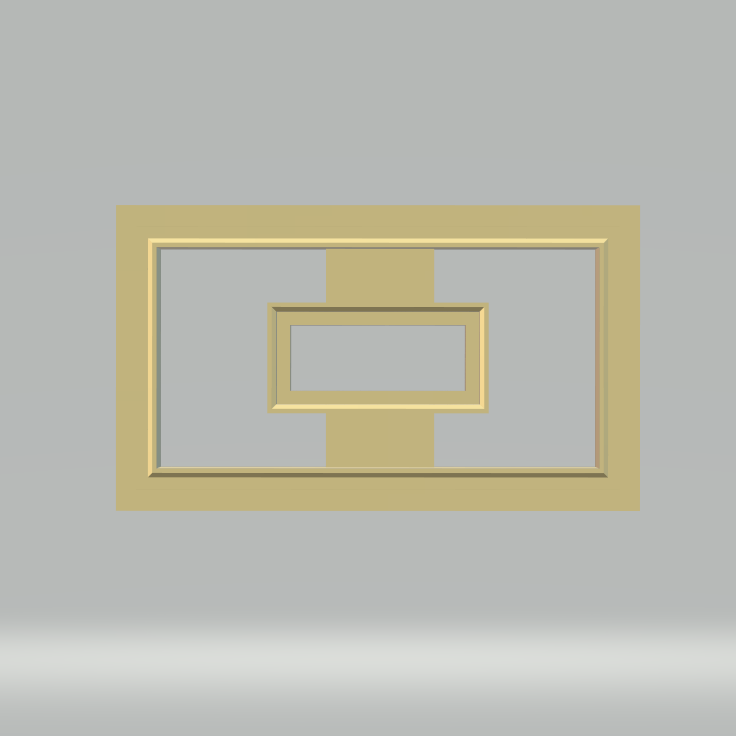 NPC235 - Double Rectangle Clay Cutter