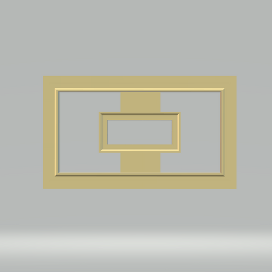 NPC235 - Double Rectangle Clay Cutter