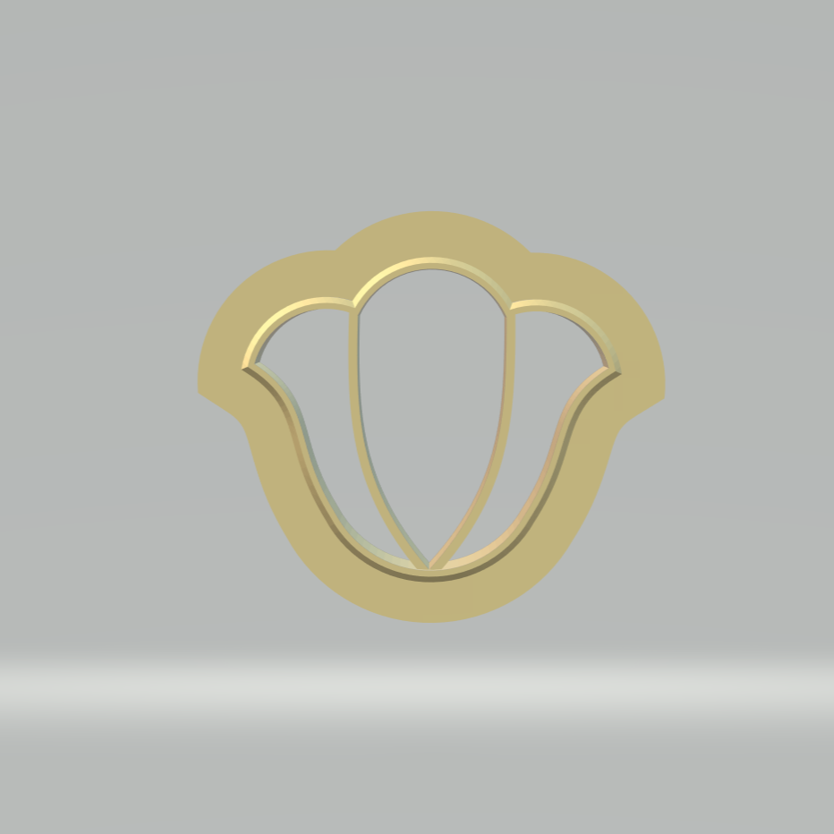 NPC422 - Bell Floral clay cutter