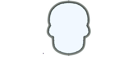 CC266 - Day Of The Dead Skull Cookie/Fondant Cutter