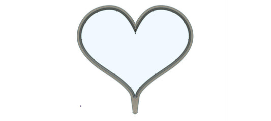 CC279 - Chubby Heart Cookie/Fondant Cutter