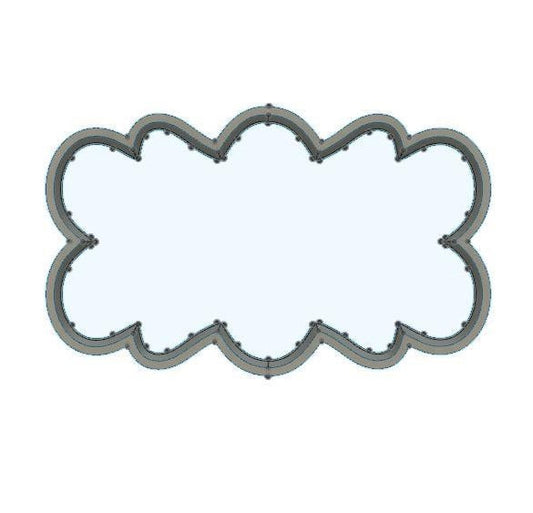 CC326 - Cloud Frame Cookie/Fondant Cutter
