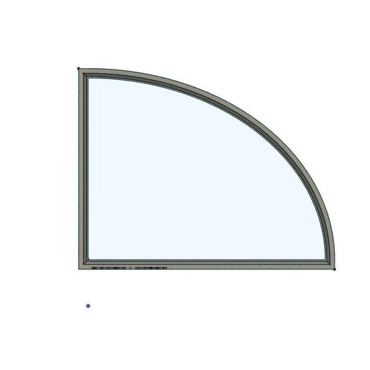 CC332 - 1/4 Ellipse Cookie/Fondant Cutter