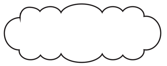 HC023 -  Cloud 2 Hair Clip Clay Cutter