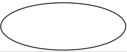 HC025 -  Oval Hair Clip Clay Cutter