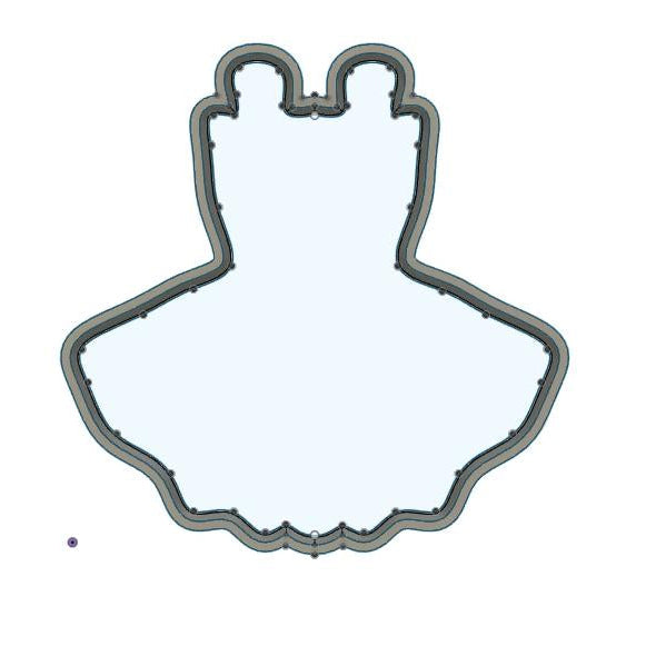 CC234 -Tutu Cookie/Fondant Cutter