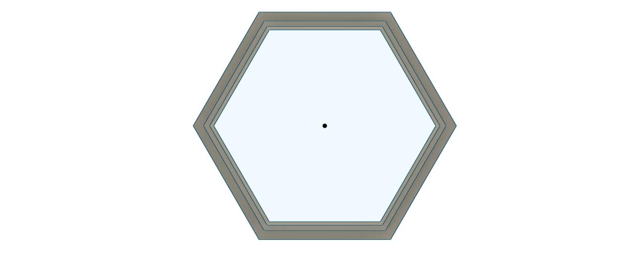 NPC024 - Hexagon clay cutter