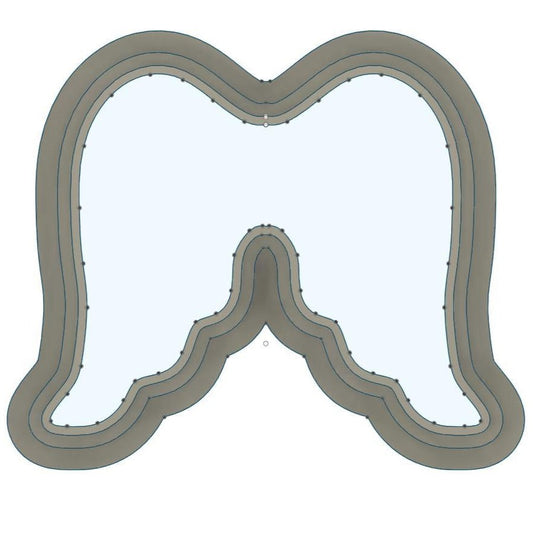 NPC129 - Angel wings clay cutter