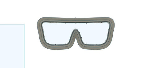 NPC150 - Reading Glasses clay cutter