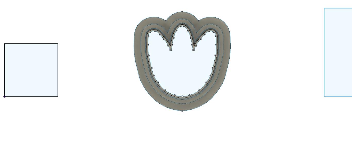 NPC0149 - Round Petal Tulip clay cutter