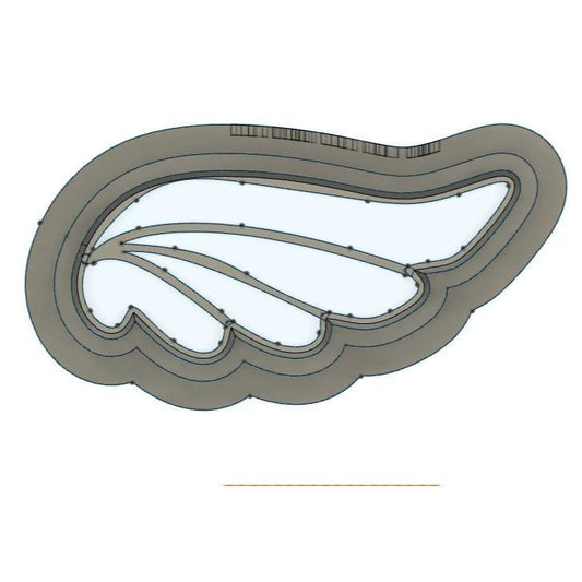 NPC174 - Angel Wings with Detail clay cutter