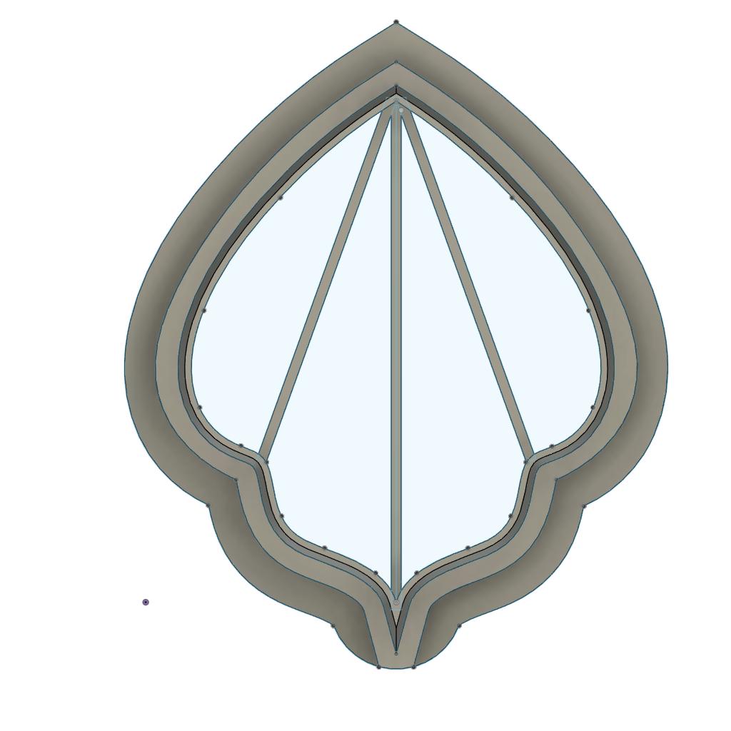 NPC194- 1920's Jewel 9 clay cutter