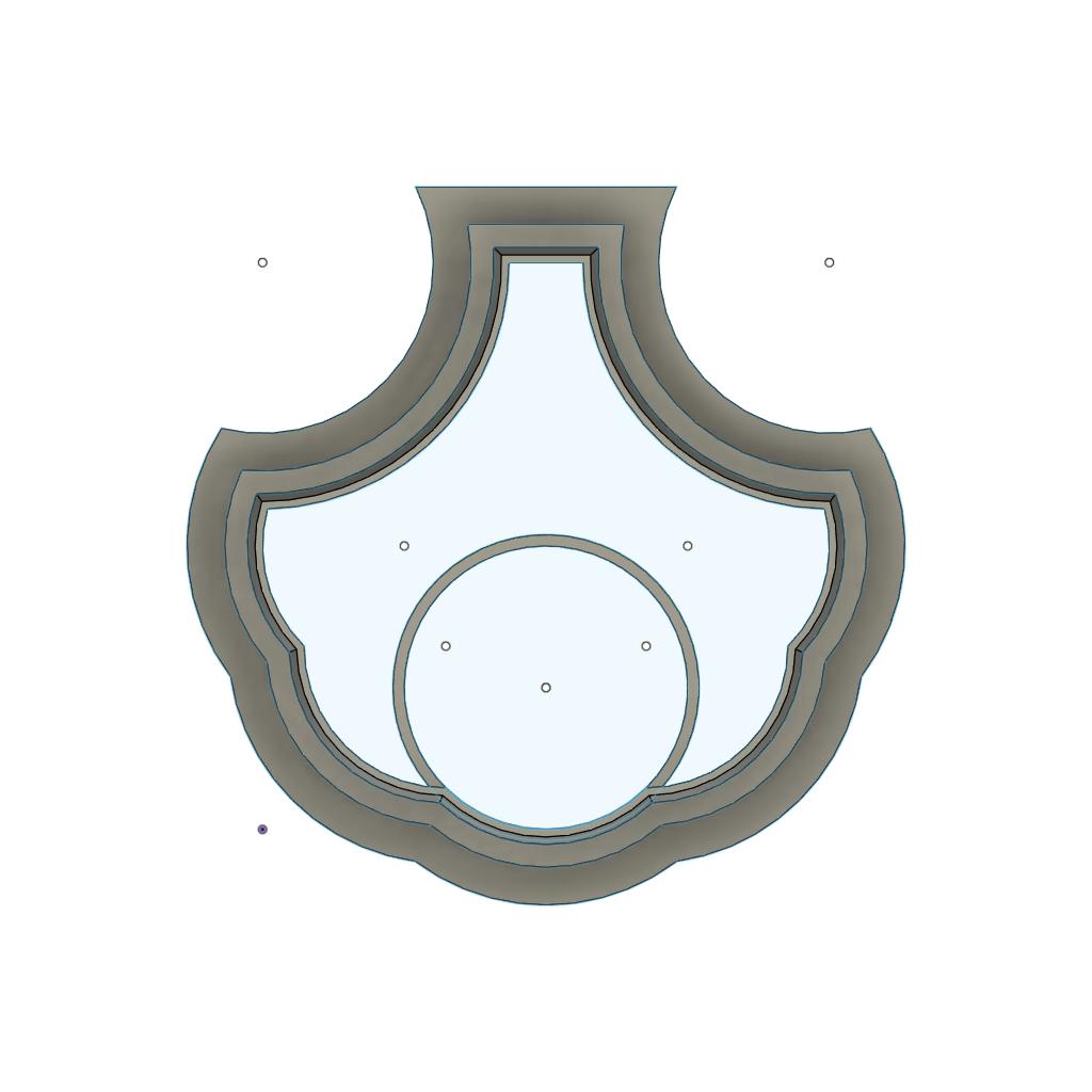 NPC197- 1920's Jewel 12 clay cutter