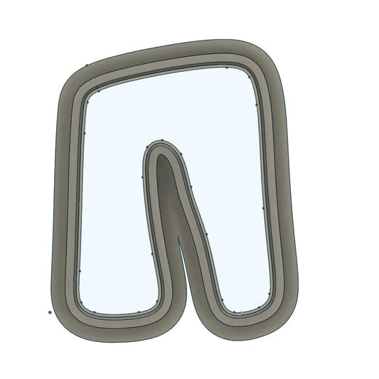 NPC225- Abstract N Right clay cutter