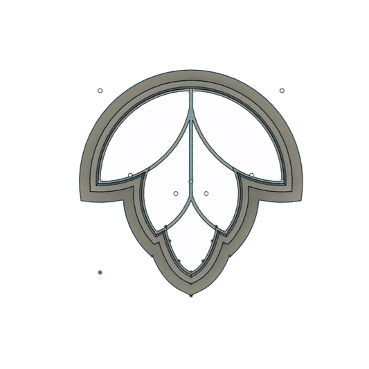 NPC248 - Dangling Leaves clay cutter
