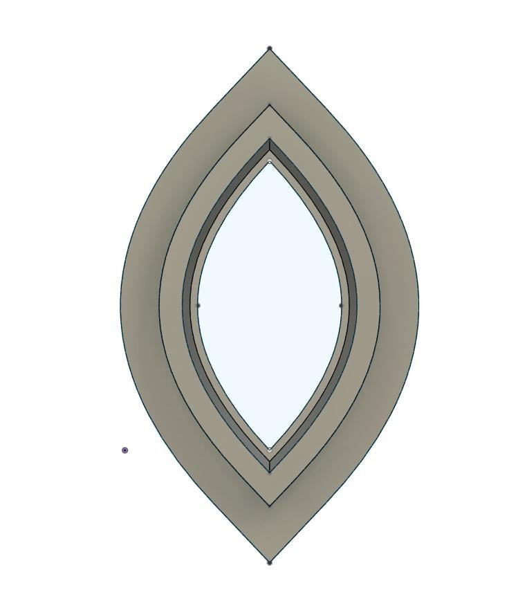 NPC251 - Simple Leaf clay cutter
