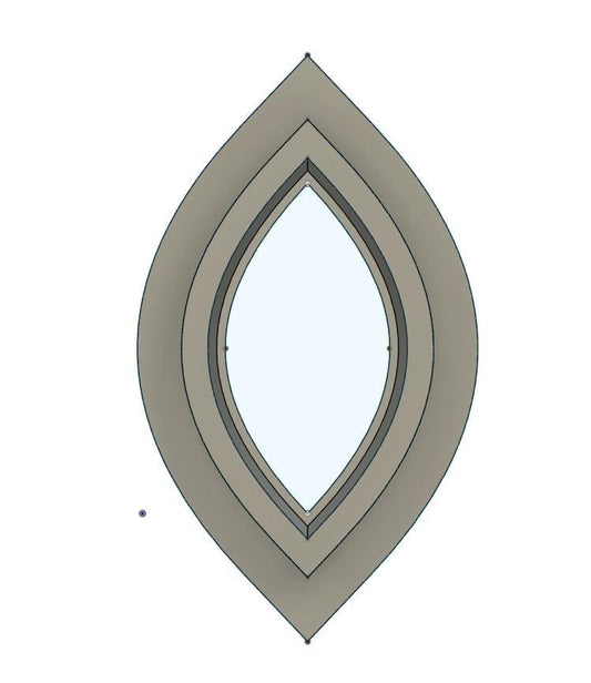 NPC251 - Simple Leaf clay cutter