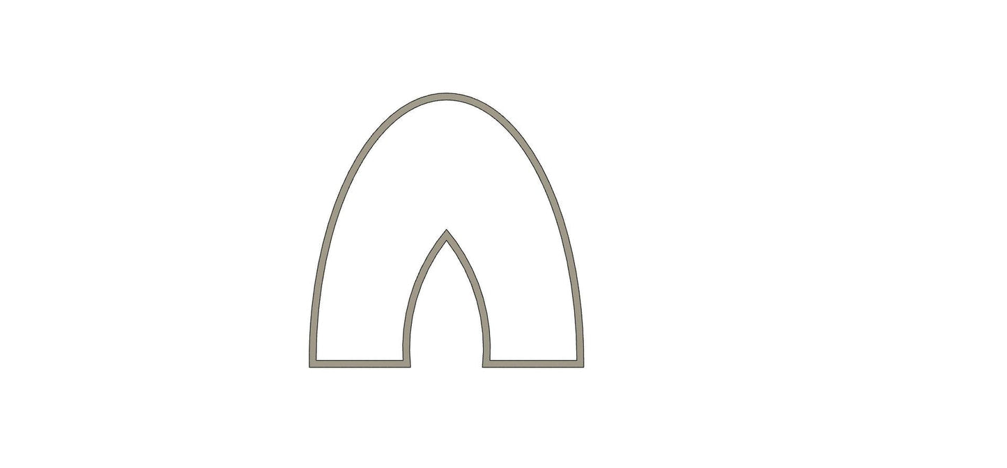 NPC482 - Rounded Arch clay cutter 1