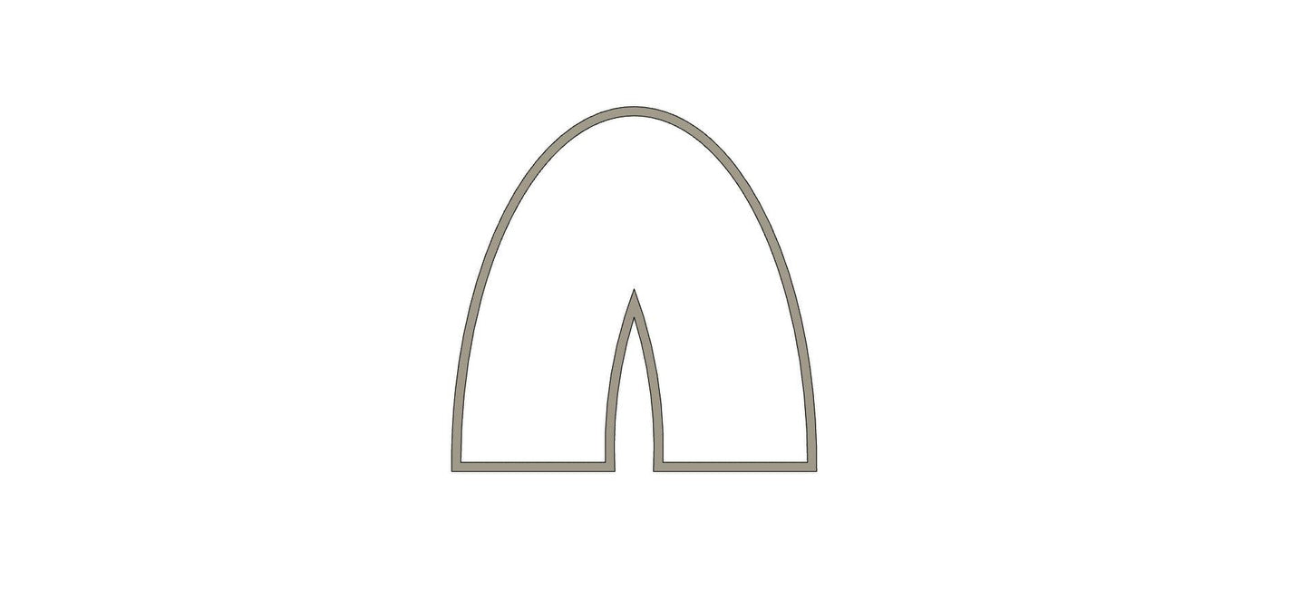 NPC484 - Rounded Arch clay cutter 2