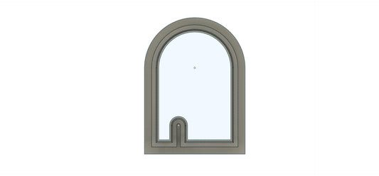 NPC488 - Double Small Arch clay cutter