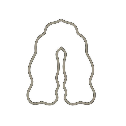 NPC490 - Squiggle Arch clay cutter
