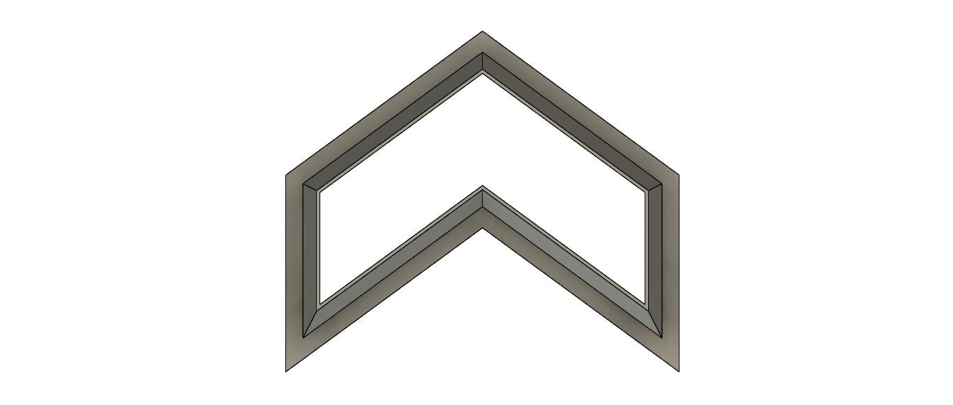 NPC004 - Chevron Shape clay cutter
