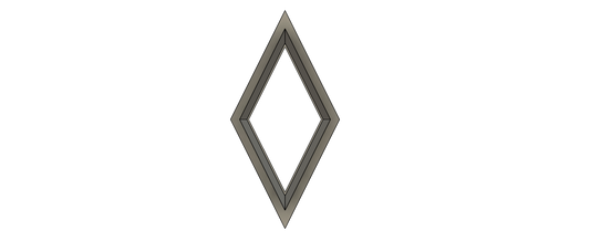 NPC013 - Diamond Shape clay cutter