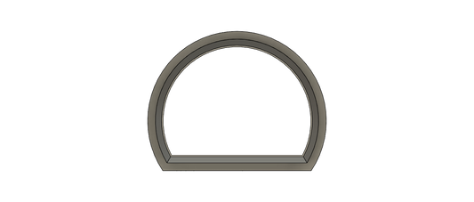 NPC017 - 3-quarter circle clay cutter
