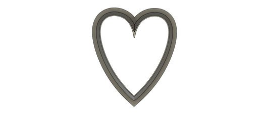 NPC018 - Skinny Heart clay cutter