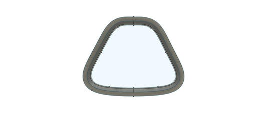 NPC040 - Short Squoval clay cutter