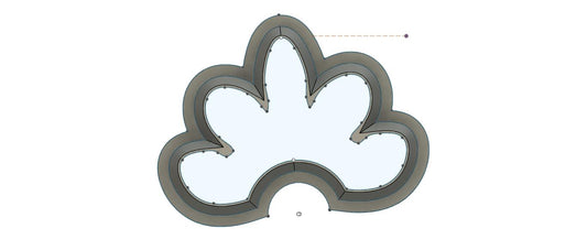 NPC045 - Half-a-Flower clay cutter