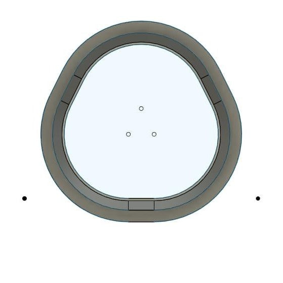 NPC051 - Circular Triangle clay cutter