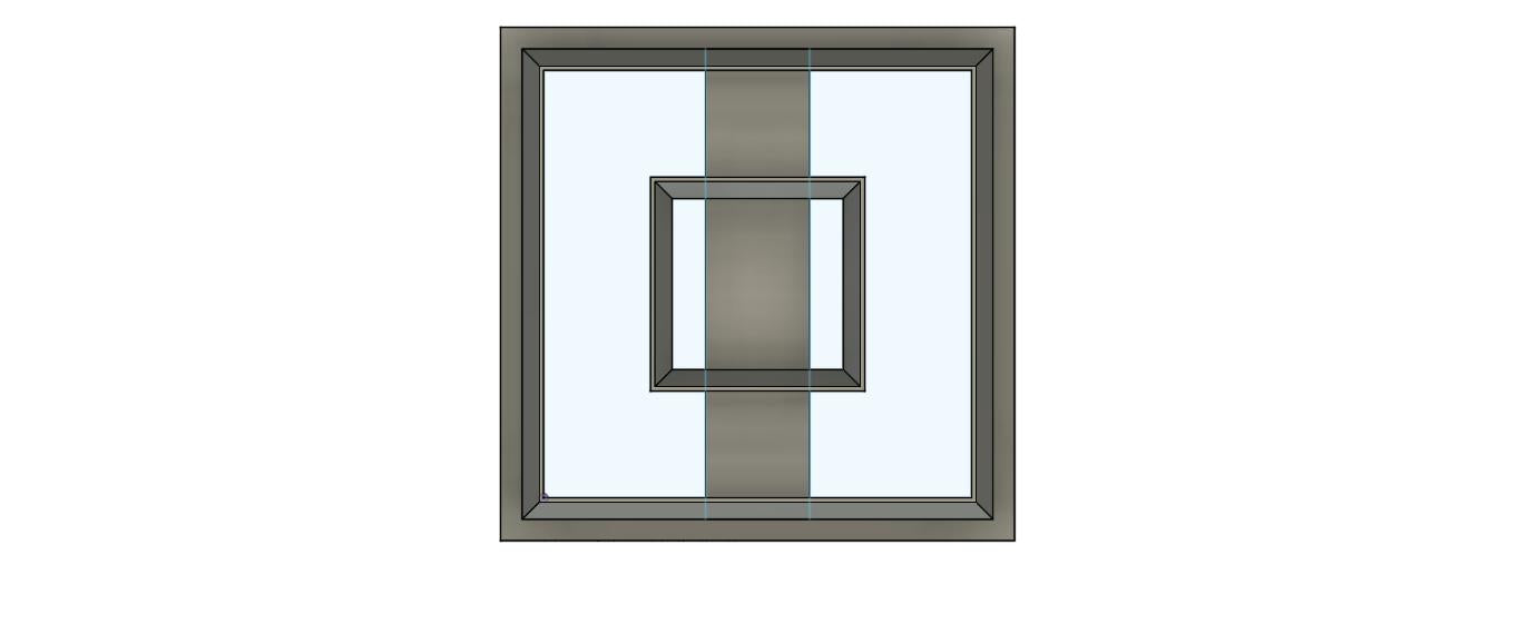 NPC053 -  Square Doughnut clay cutter