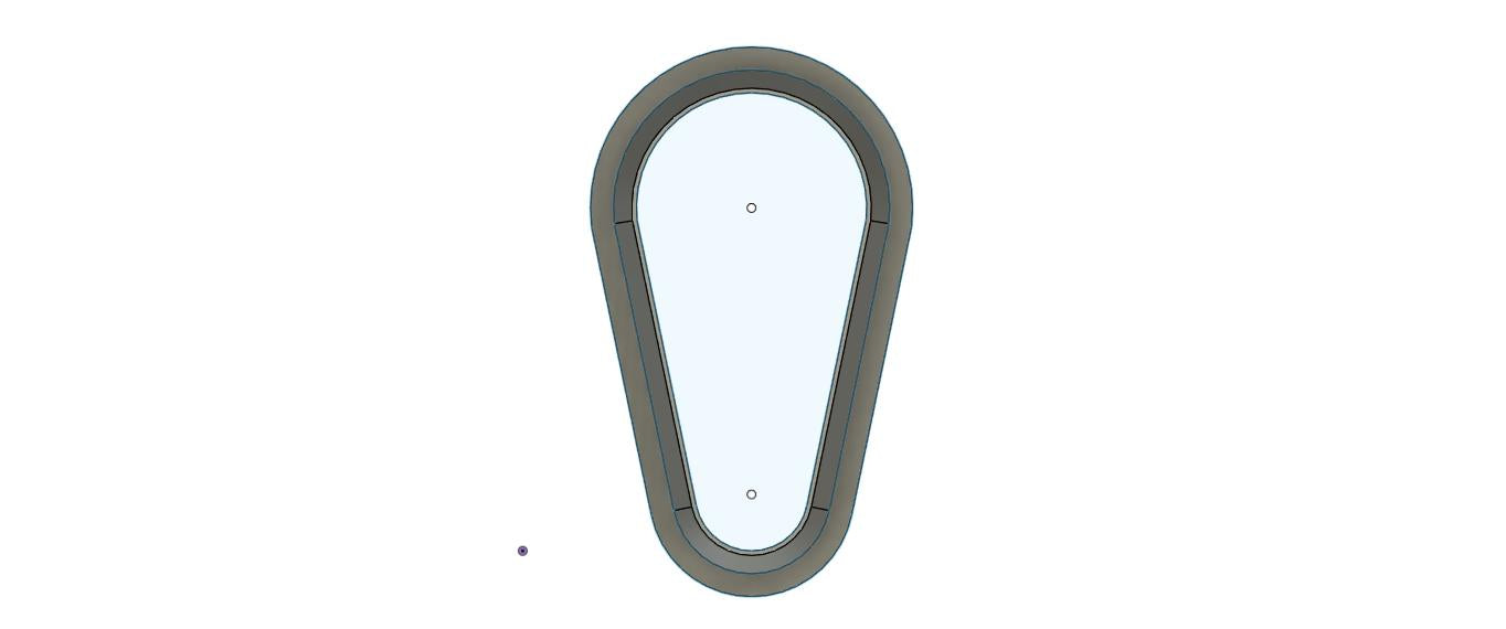 NPC055 -  Semi-Teardrop 2 clay cutter